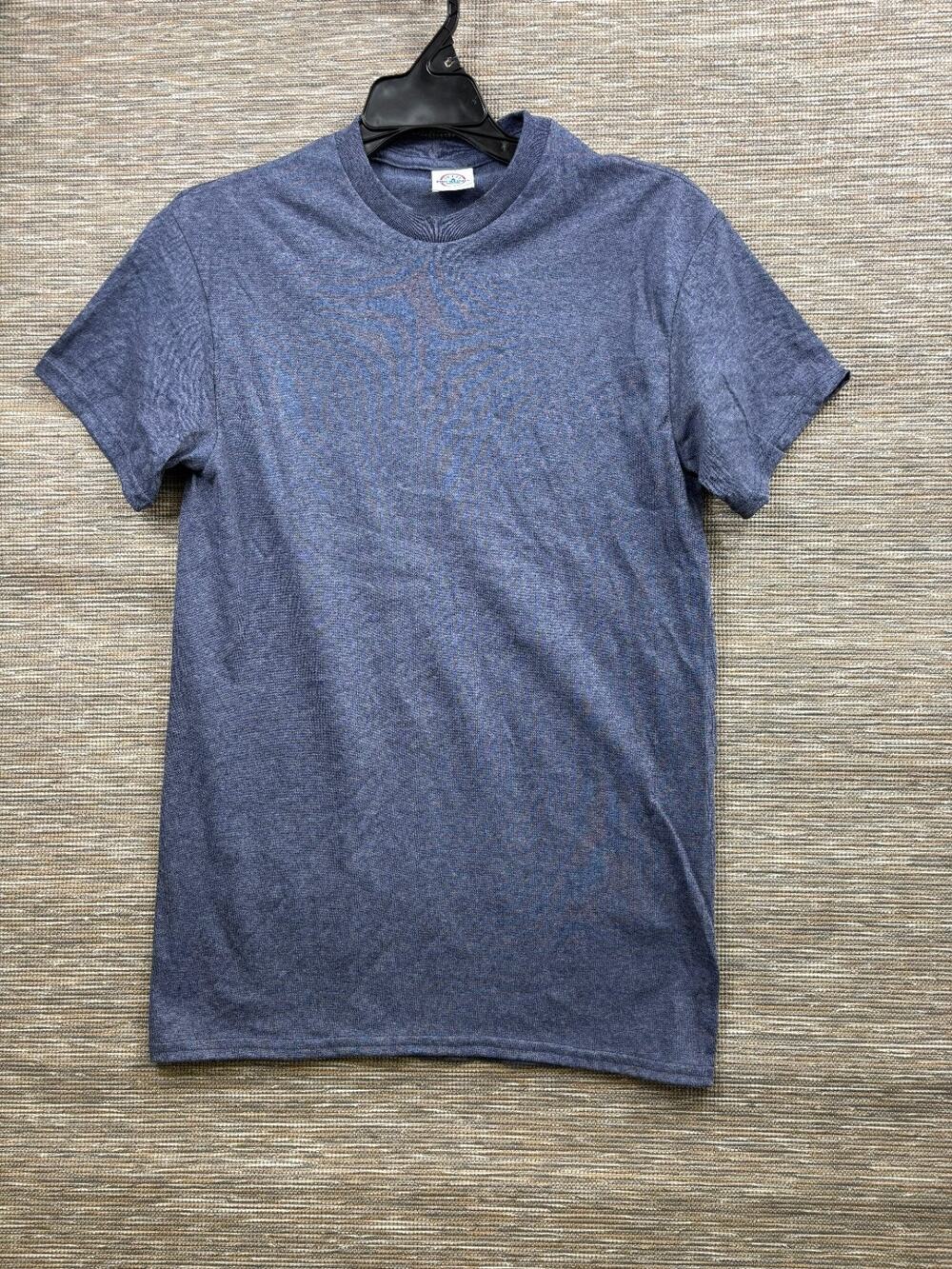 Delta Pro Weight Womens Small Blue T-Shirt Basic Short Sleeve Tee Casual Top